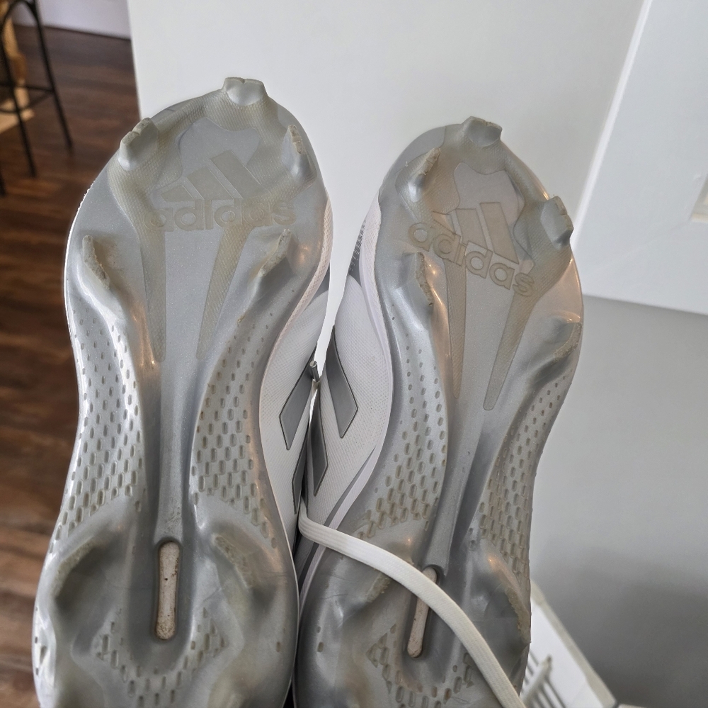 Womens Adidas Pure Hustle Softball Cleats Size 9.5 - Picture 7 of 8